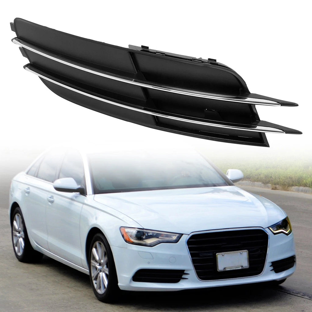 Front Left Bumper Grille Cover Trim Replacement for Audi A6 Quattro 2013–2014