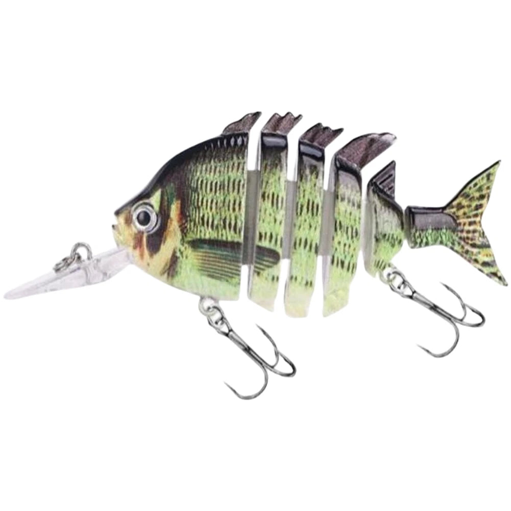 5PCS 8cm Hard Bait Fishing Lure with Rust Resistant Hooks