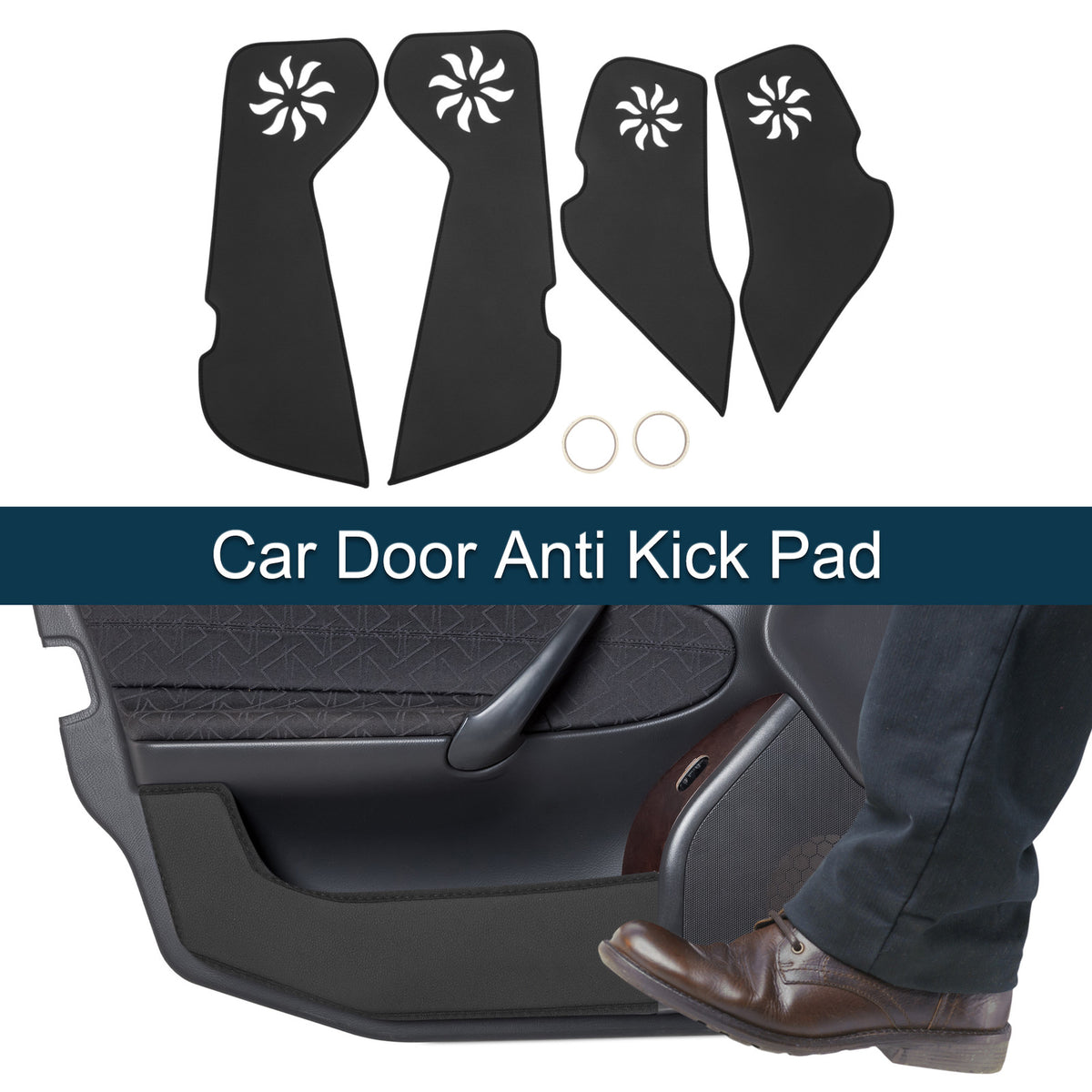 Car Door Anti Kick Pad Sticker Protector for Volkswagen Tiguan (2018–2024)