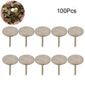 100pcs Upholstery Nails Push Pins for Vintage Projects
