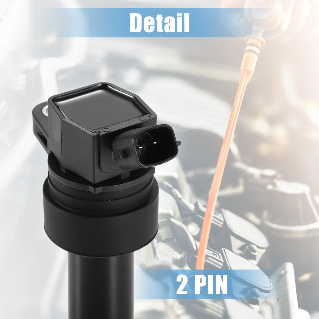 4 Pc Ignition Coil Pack Replacement for Hyundai Veloster 1.6L (2012–2017)