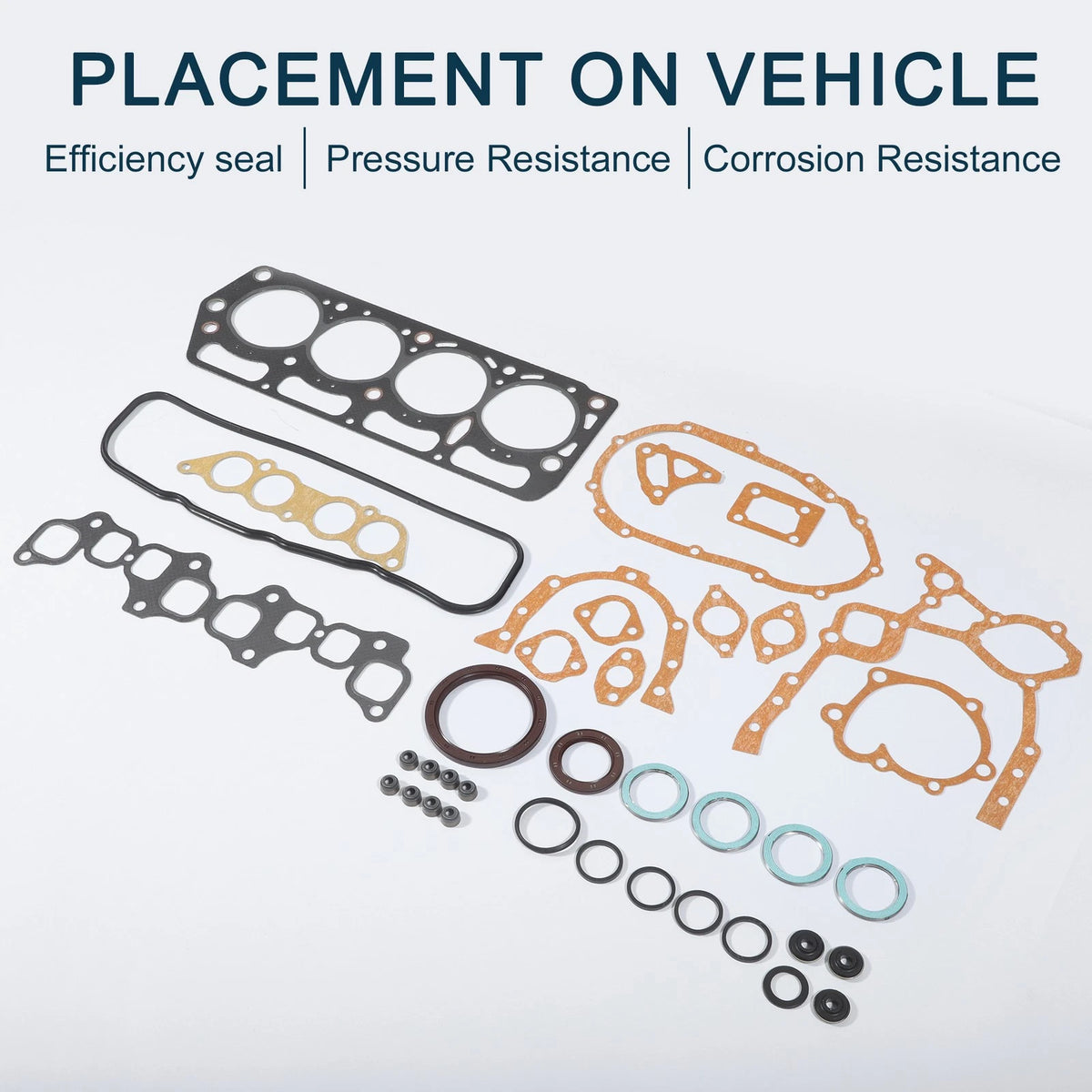 Cylinder Head Gasket Kit Replacement for Toyota 2Y 3Y Engine (1979–1992)