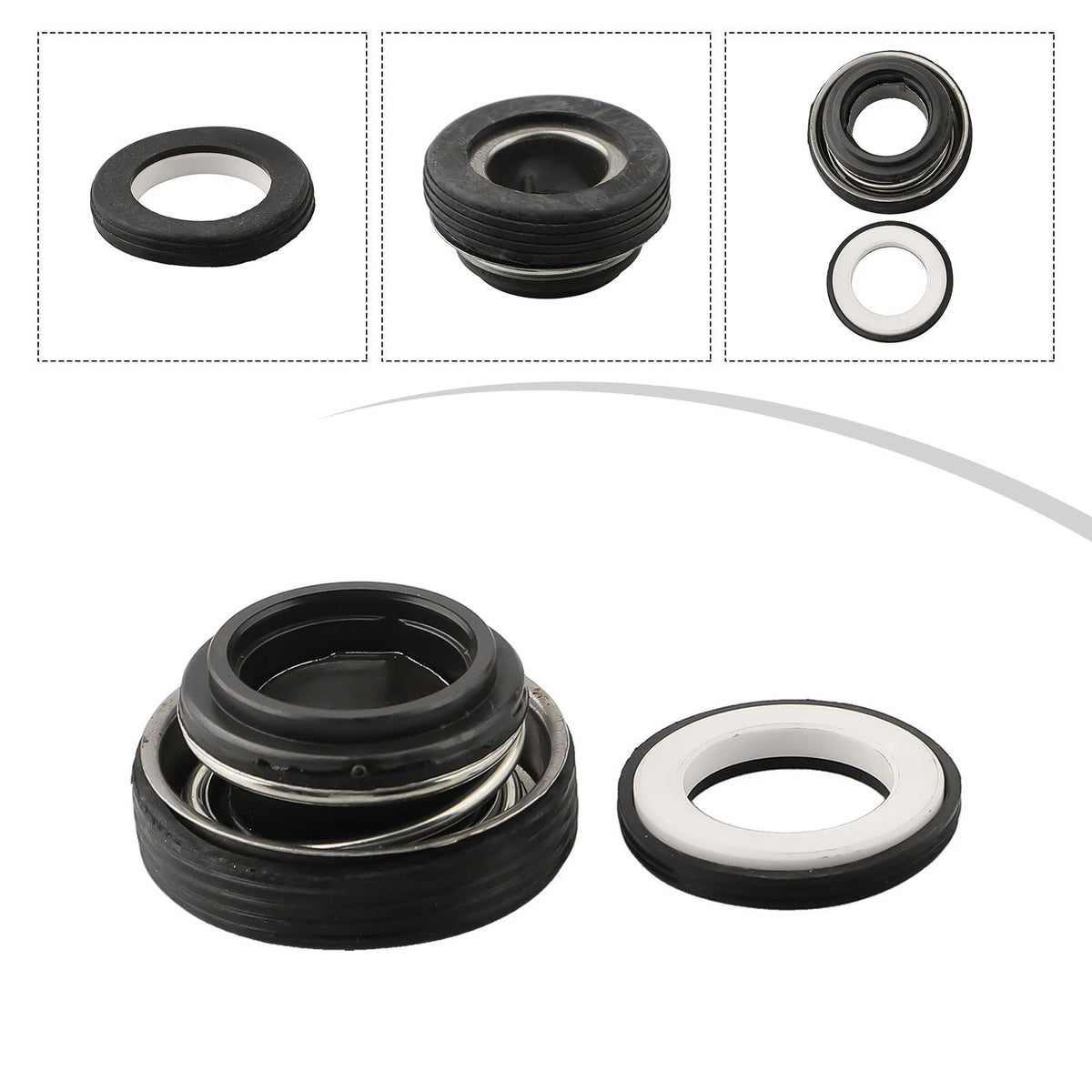 2X Mechanical Seal Set for WB20/30 WL20/30 Water Pump (23)