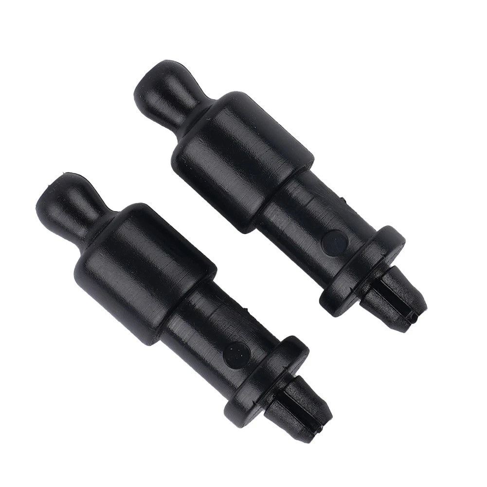 2X Plastic String Clips for Parcel Shelf - Black (4.5x1.2cm)