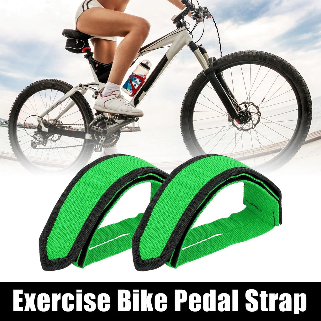 Bicycle Pedal Straps Pair Adjustable Universal for Fixed Gear Bike (Universal)