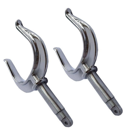 2 Pcs Adjustable Rowlock for Marine Row Boat Dinghy 316 Stainless Steel
