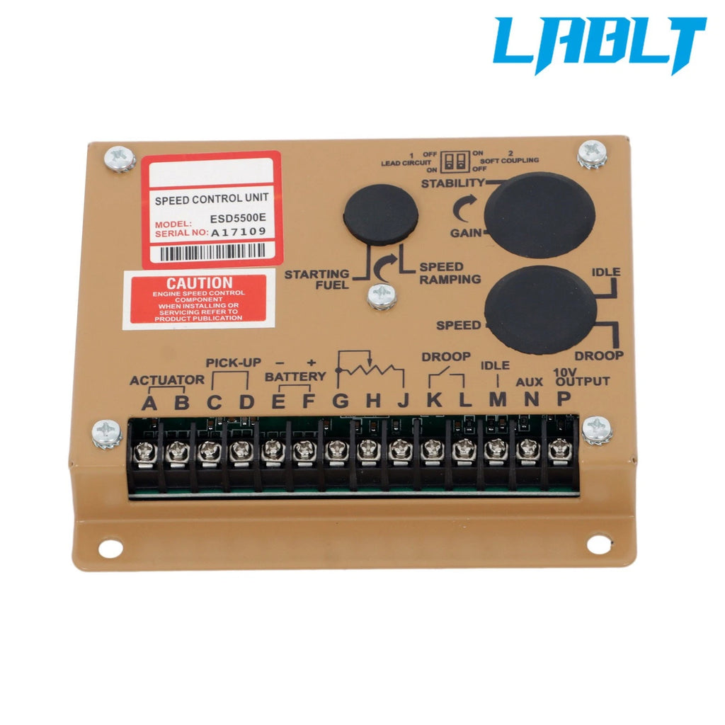 Governor Actuator Speed Control for LABLT ESD5500E + ADC120-12V + MSP675