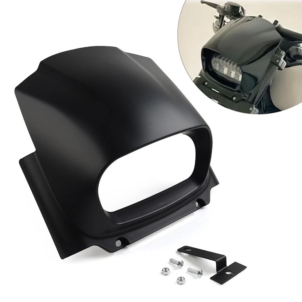 Headlight Fairing Cover Cowl for Harley Fat Bob FXFB FXFBS (2018–2022) Matte Black