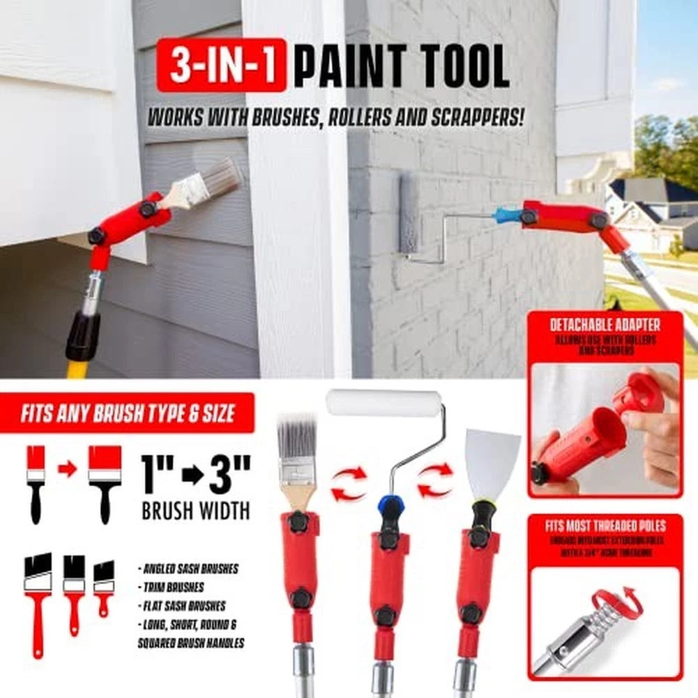 Painting Tool with Rotating Joint for Corners Frames and Siding (2023)