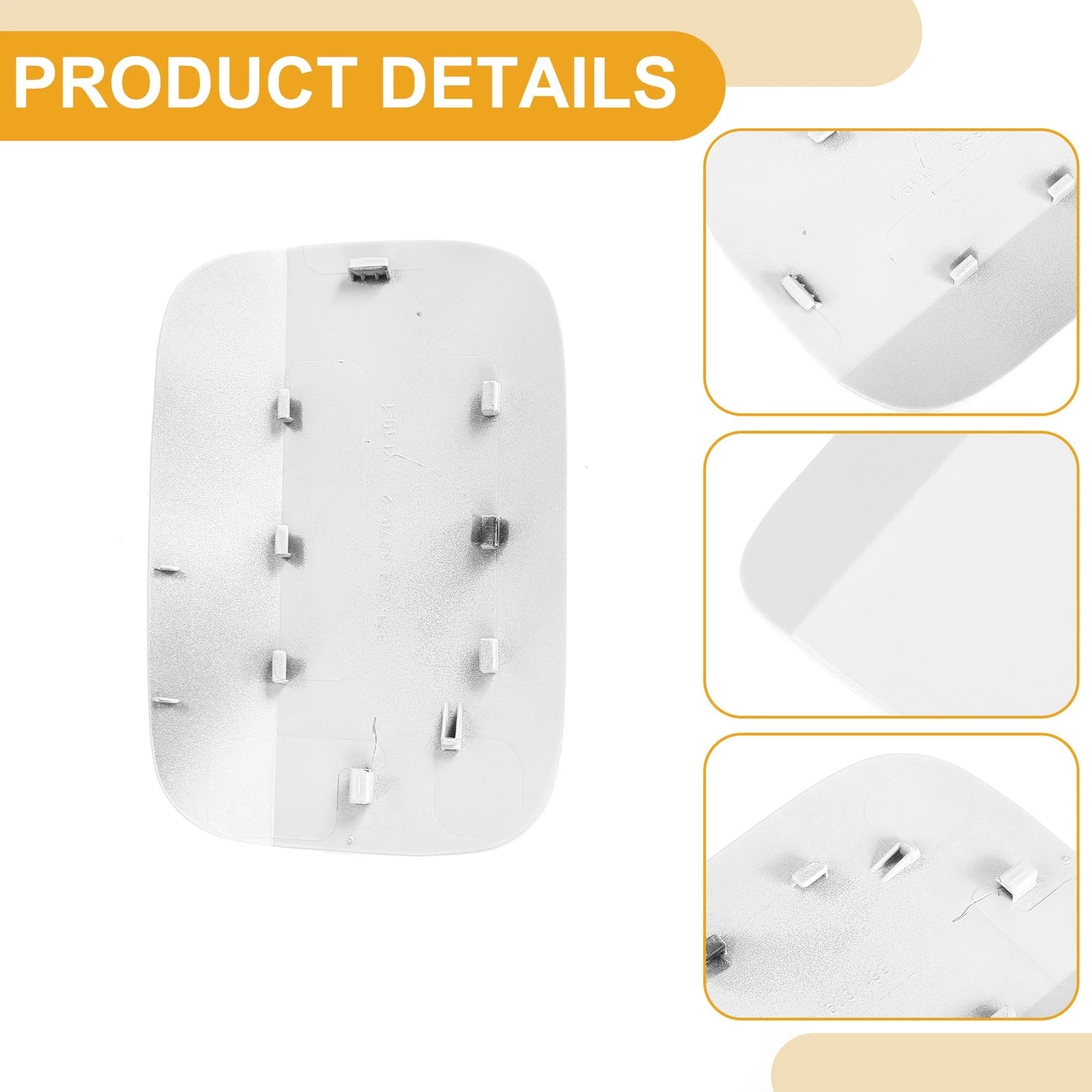 Fuel Tank Door Cap Replacement for Volkswagen Passat (2011–2018) White