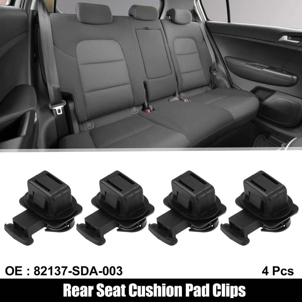 Rear Seat Cushion Pad Clips Fasteners 4 Pack for Honda Accord (2003–2012)