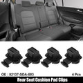 Rear Seat Cushion Pad Clips Fasteners 4 Pack for Honda Accord (2003–2012)