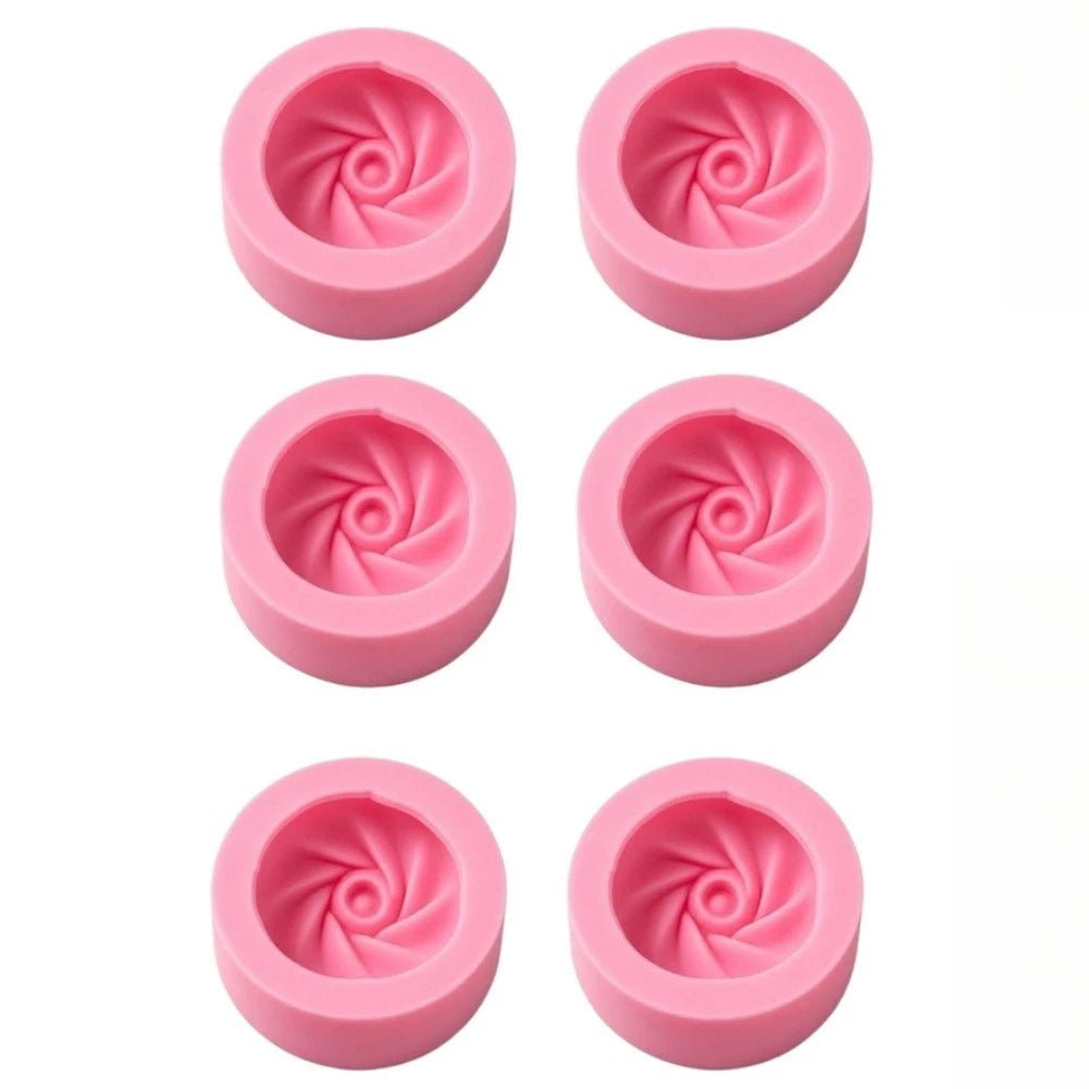 6X Reusable Silicone Baozi Molds for Homemade Steamed Buns 7.5cm