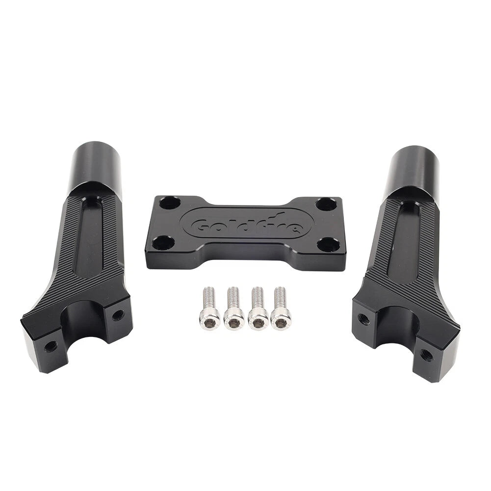 6" Pullback Handlebar Riser Clamp for Harley Softail Dyna (No Part Numbers)