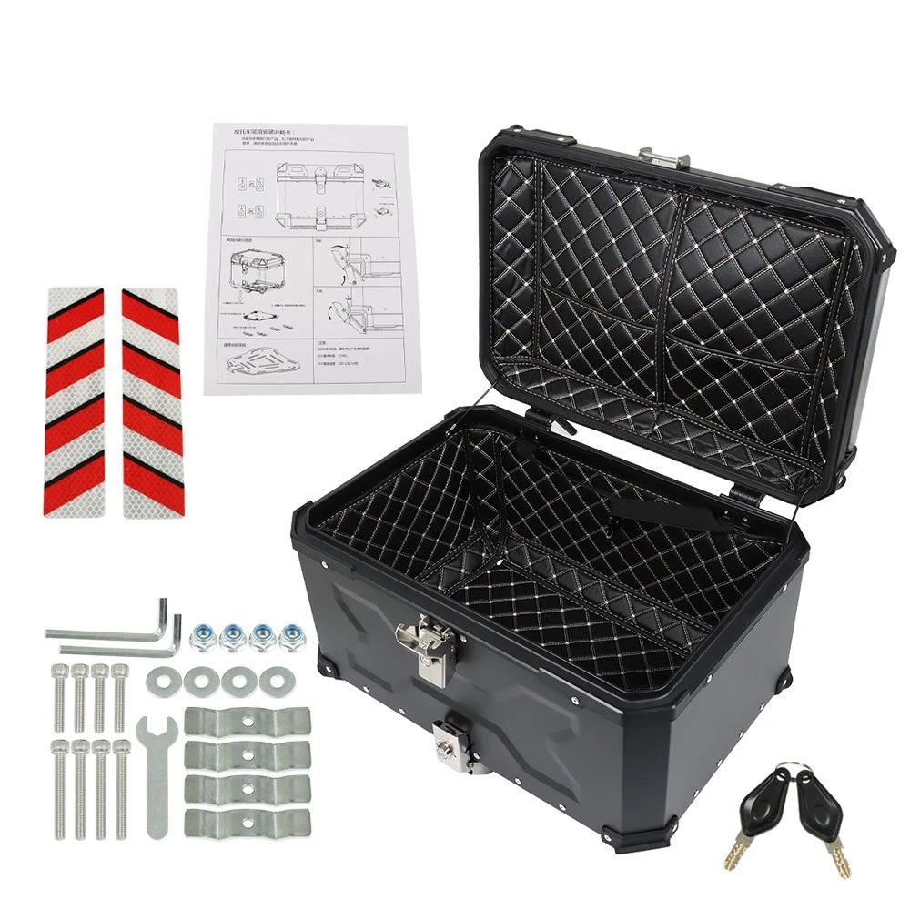 65L Waterproof Motorcycle Top Case for Scooter (Universal Fit)