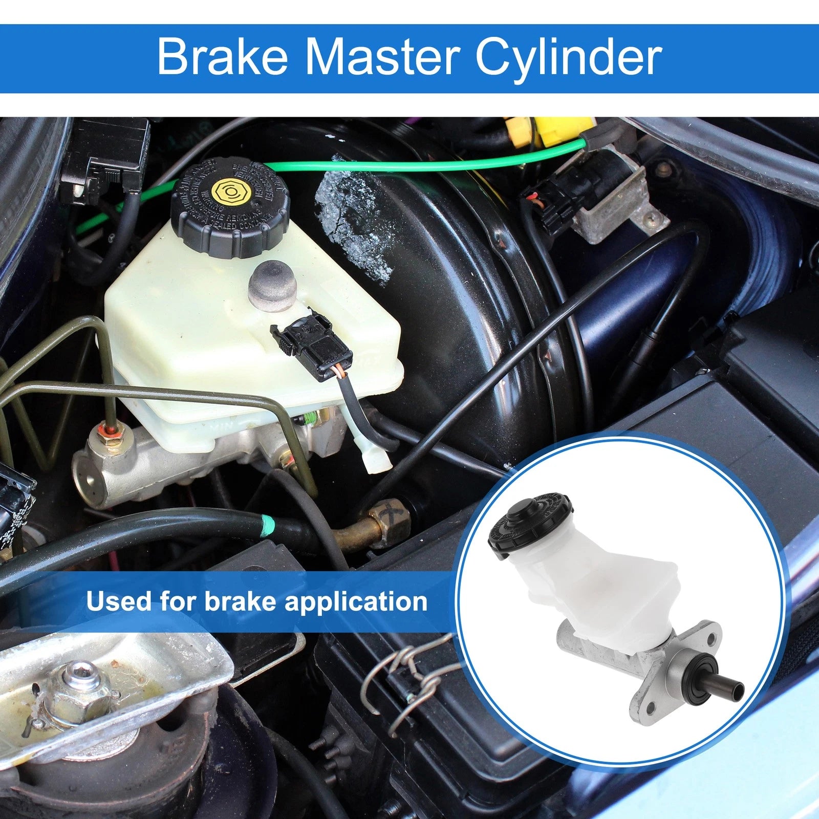 Brake Master Cylinder with Reservoir for Honda CR-V (2002–2006)