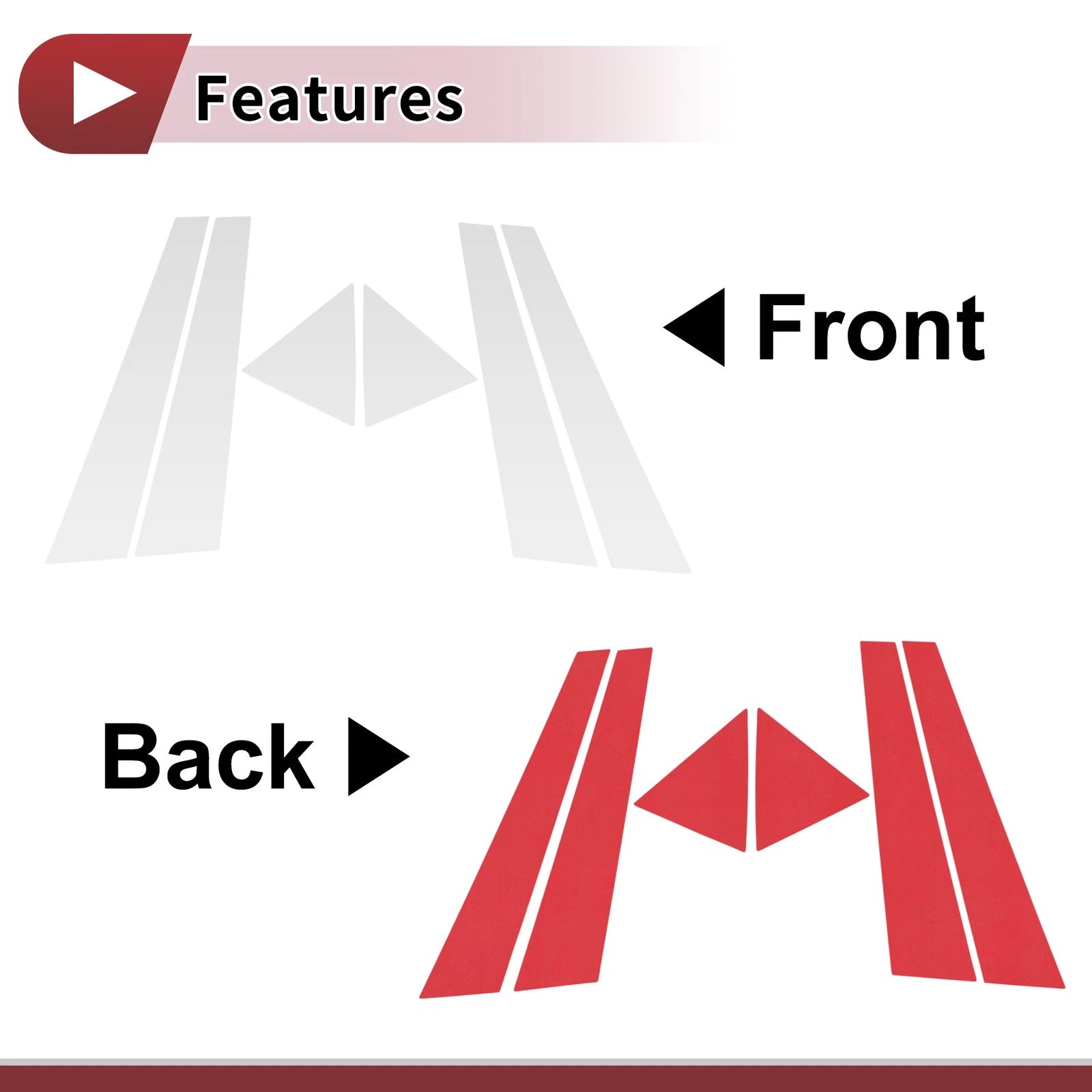 Door Pillar Window Trim for Chevrolet Optra Silver Tone Front Rear Left Right (2005–2015)
