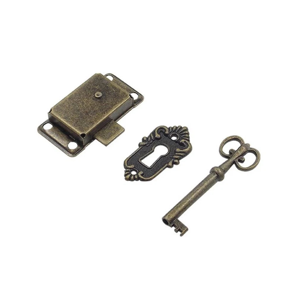 Cabinet Door Locks Set for Home Improvement (Decorative Cover Box)