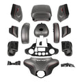 Fairings Bodywork Kit for Harley Electra Glide (2014–2024) Gray/Black Denim