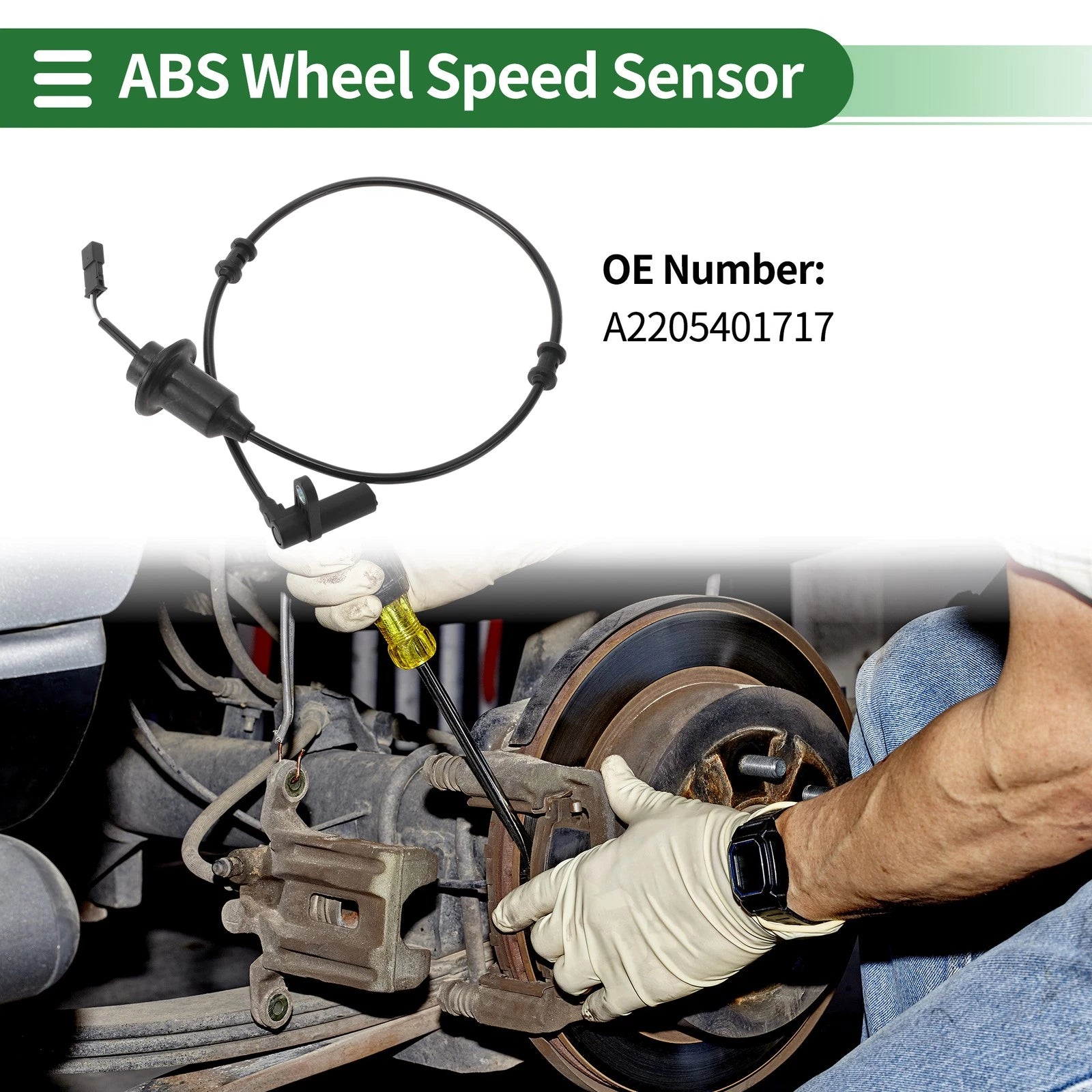 ABS Wheel Speed Sensor Replacement for Mercedes-Benz S-Class W220 (1998–2005)