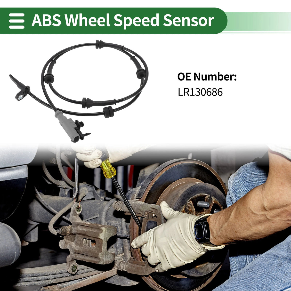 ABS Wheel Speed Sensor No.LR130686 for Land Rover Defender 110 (2020–2023)