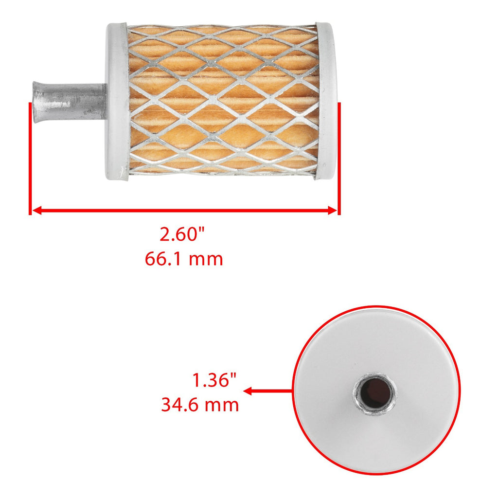 Gas Fuel Filter Replacement for Yamaha Phazer PZ480 (1984–1989)
