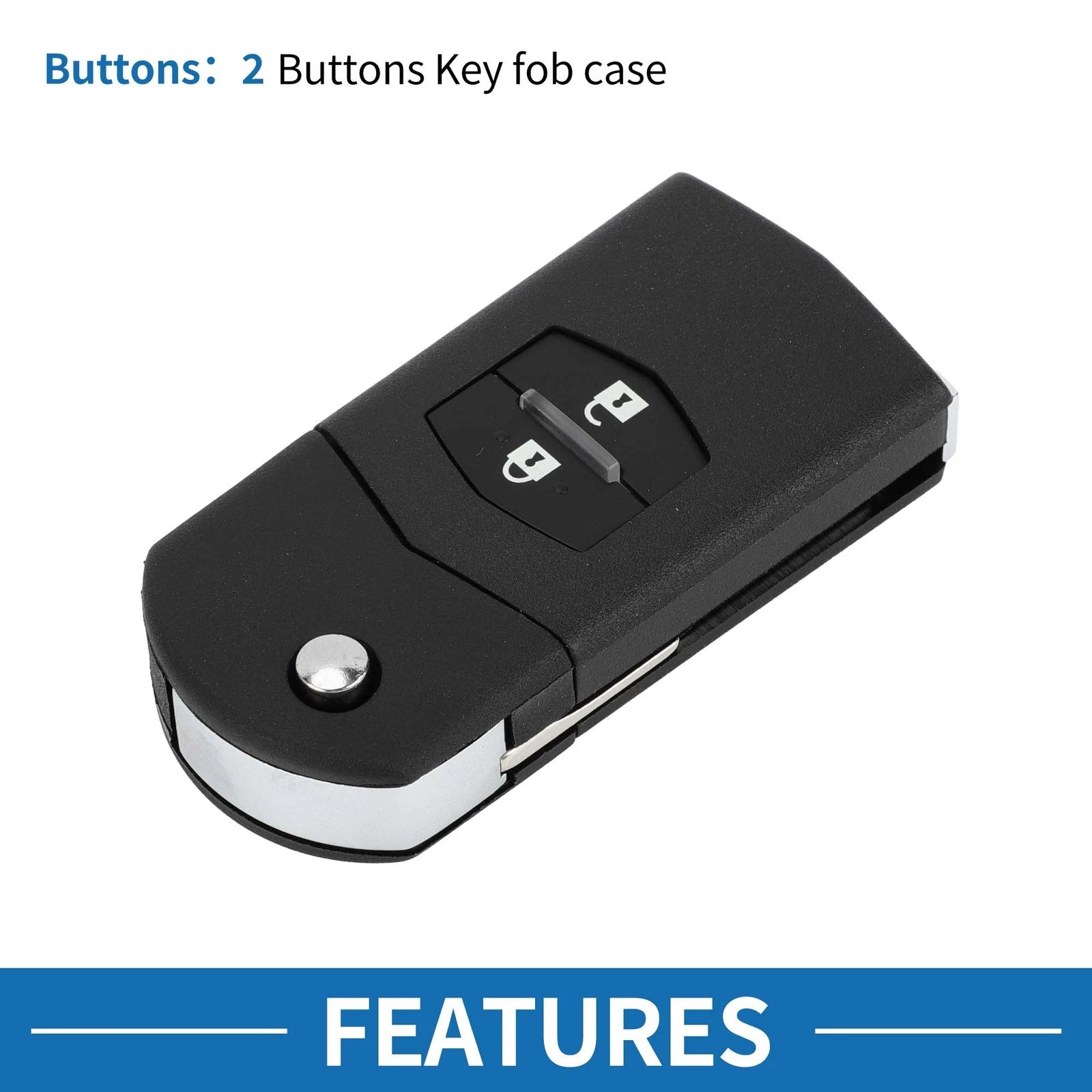 Keyless Entry Remote Key Shell Case for Mazda CX-7 CX-9 (2006–2012)