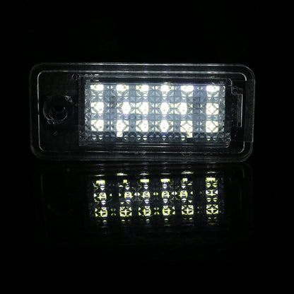 LED License Plate Light Set White for Audi A3 S3 A4 S4 A5 S5 (2009–2022)