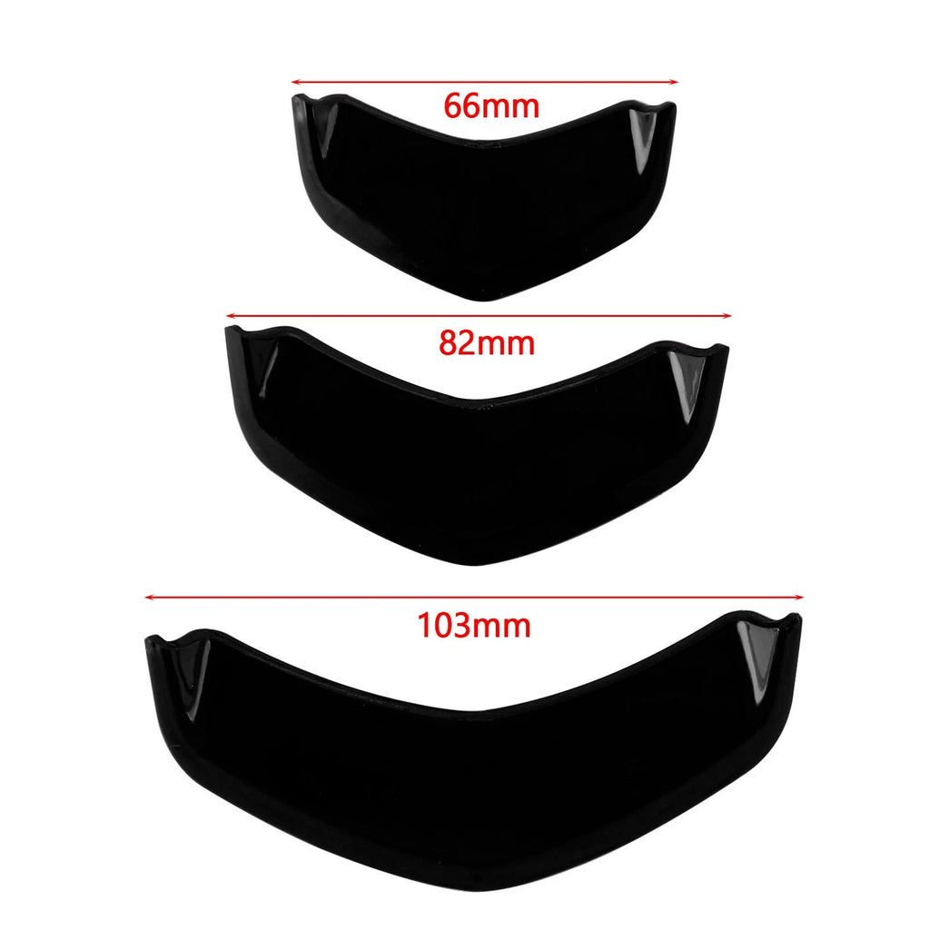 Front Horn Cover Trim for Vespa Sprint 300, GTS 300, GTV (2014–2023) Black T9