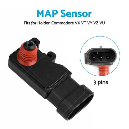 Map Sensor for Holden Commodore V8 Gen 3 LS1 5.7L (VT2 VU VX VY VZ)