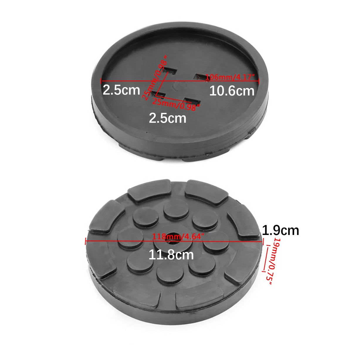 Rubber Jacking Pad for Car Lift (Heavy Duty, Anti-slip Surface)