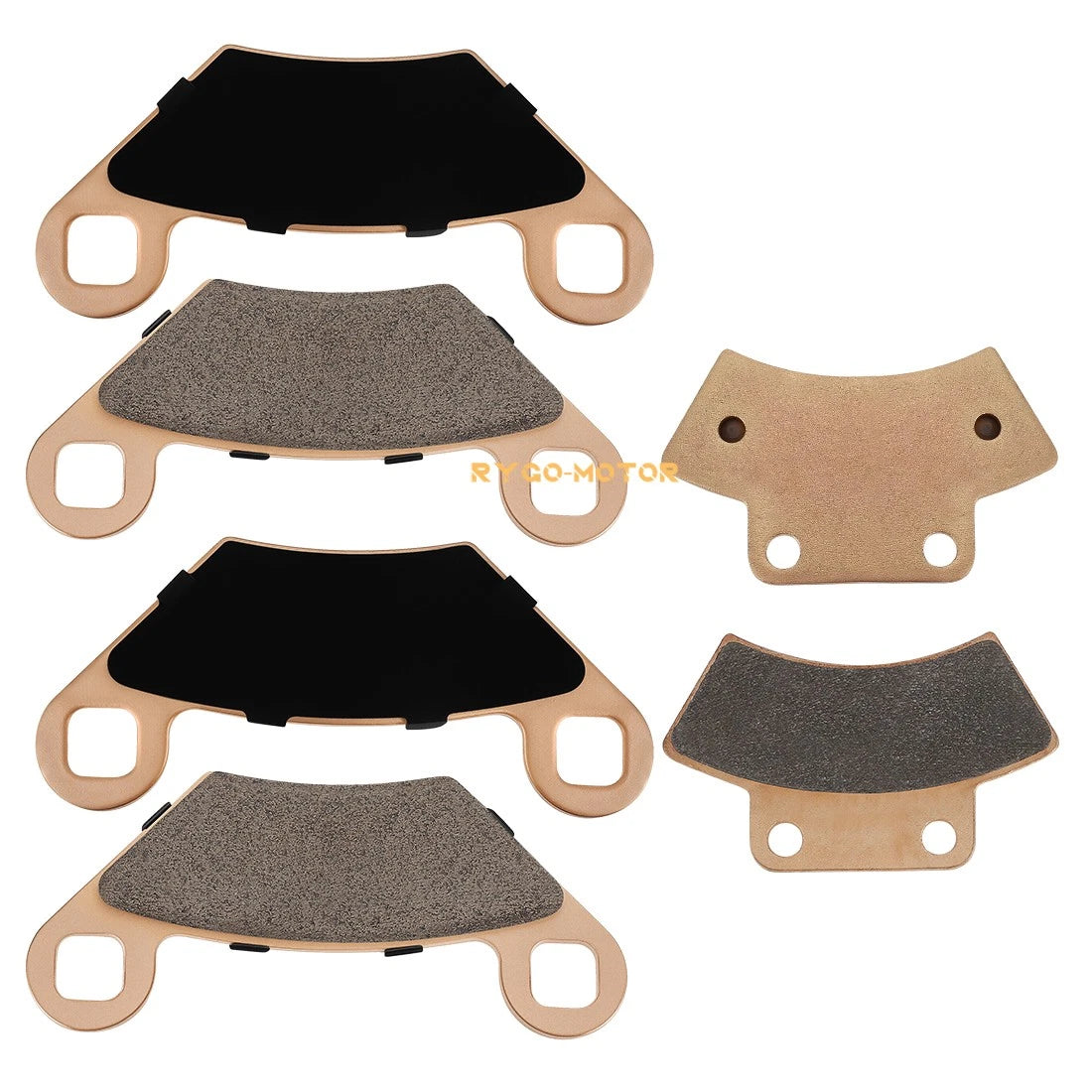 Front & Rear Brake Pads for Polaris Big Boss 250 300 350L 400L 500 4x6 6x6 (1989–1999)
