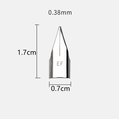 10pcs Stainless Steel Pen Nib Tip EF/F for 9138/359