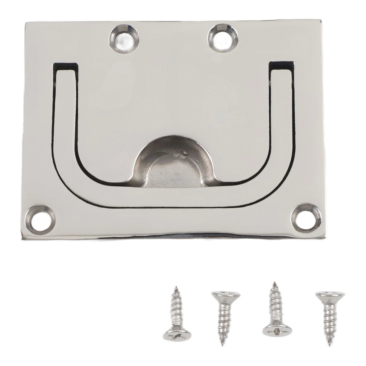 Flush Mount Lifting Handle Ring Pull for Boat (Marine Grade Stainless Steel)