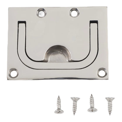 Flush Mount Lifting Handle Ring Pull for Boat (Marine Grade Stainless Steel)