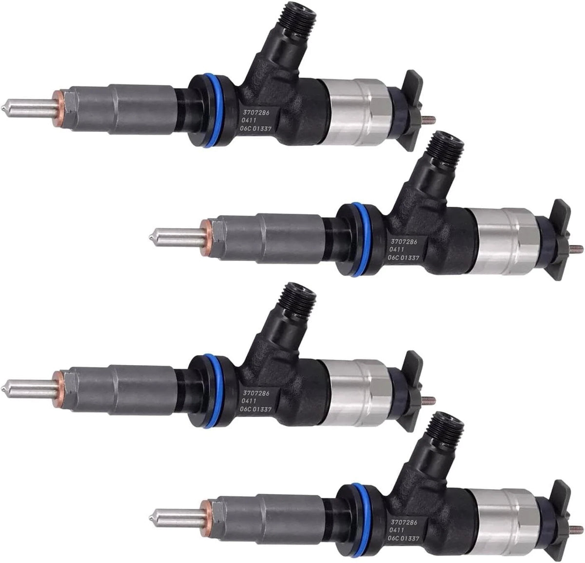 4X Common Rail Injectors T409981 for Perkins Engine 1204E-E44TA (2000–2023)