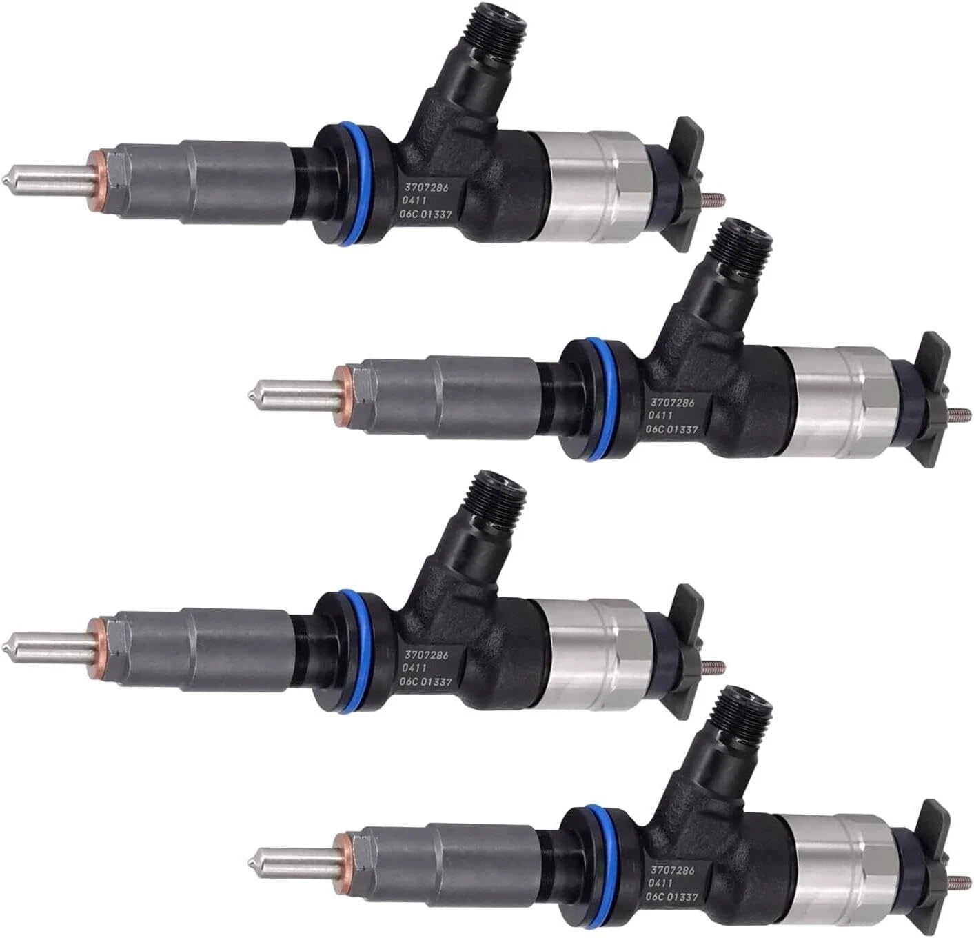 4X Common Rail Injectors T409981 for Perkins Engine 1204E-E44TA (2000–2023)