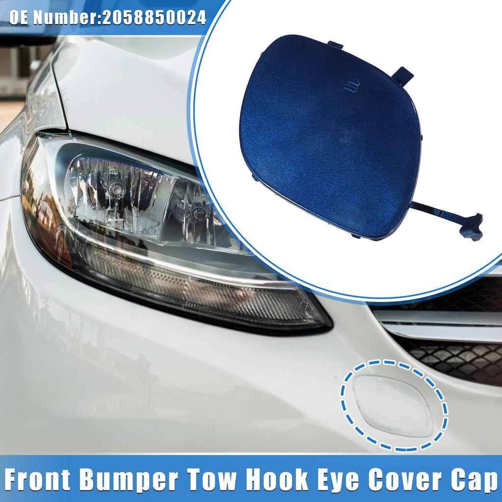Tow Hook Eye Hole Cap for Mercedes-Benz C300 Front Bumper (2015–2018)
