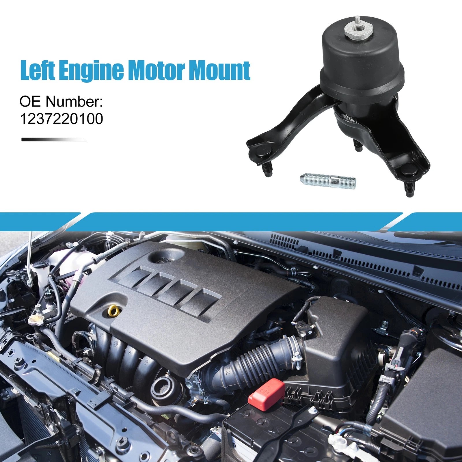 Engine Motor Mount Left and Transmission Mount for Toyota Highlander (2008–2011)