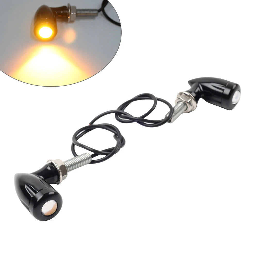 Mini Turn Signal Light Blinker for Harley Bobber Cafe Racer