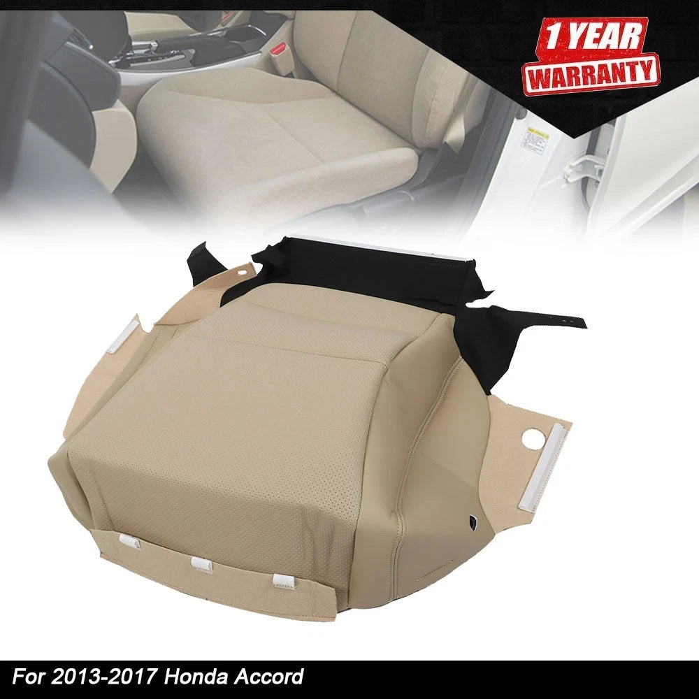 Driver Side Bottom Seat Cover Perforated for Honda Accord (2013–2017) Leather