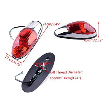 Rear Brake Tail Light for Honda Yamaha Suzuki Kawasaki (DC12V)
