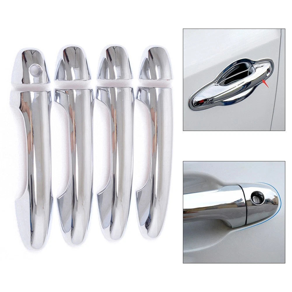 Chrome Door Handle Covers for Toyota (2013–2018)