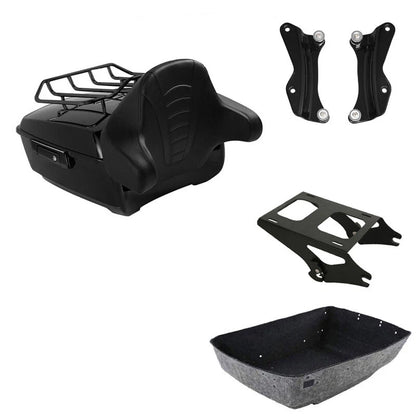 Trunk Backrest Mount Rack Docking Kit for Harley CVO Road Glide (2014–2026)