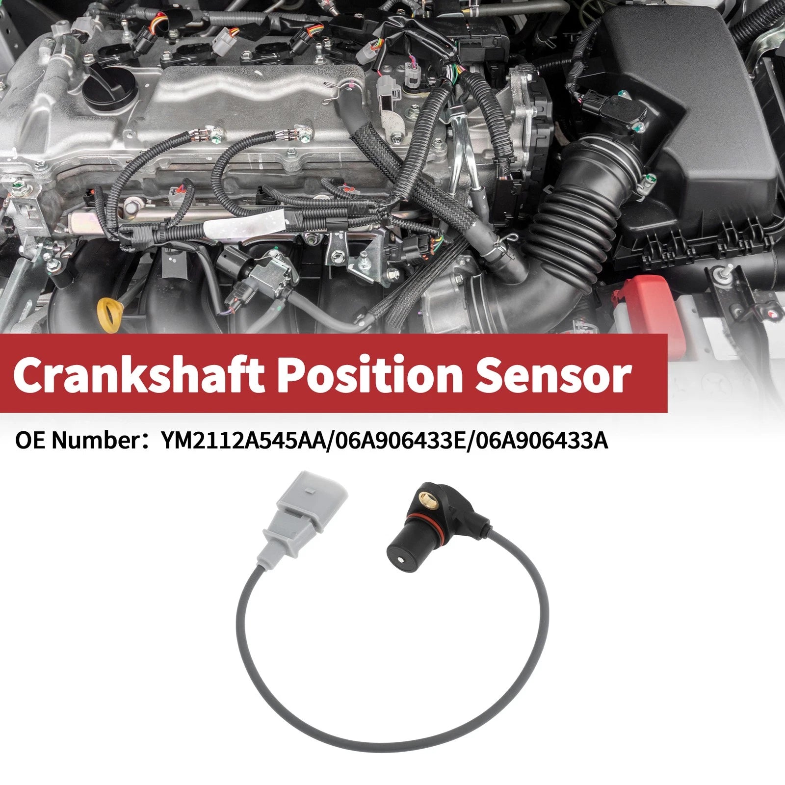 Crankshaft Position Sensor for Audi A4 B6 2.0FSI (2002–2004)