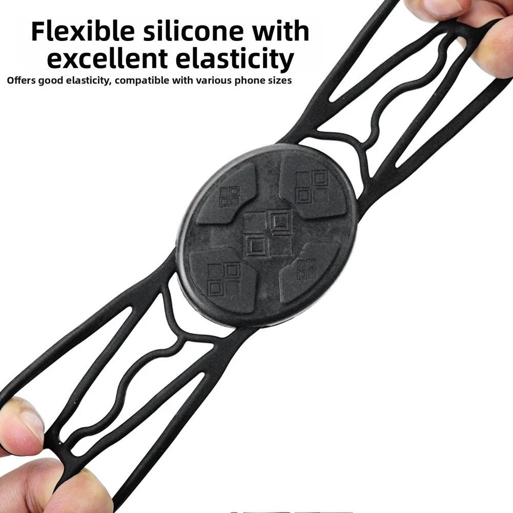 Bike Phone Mount for Garmin Computers (Nylon Silicone Shock Absorption)