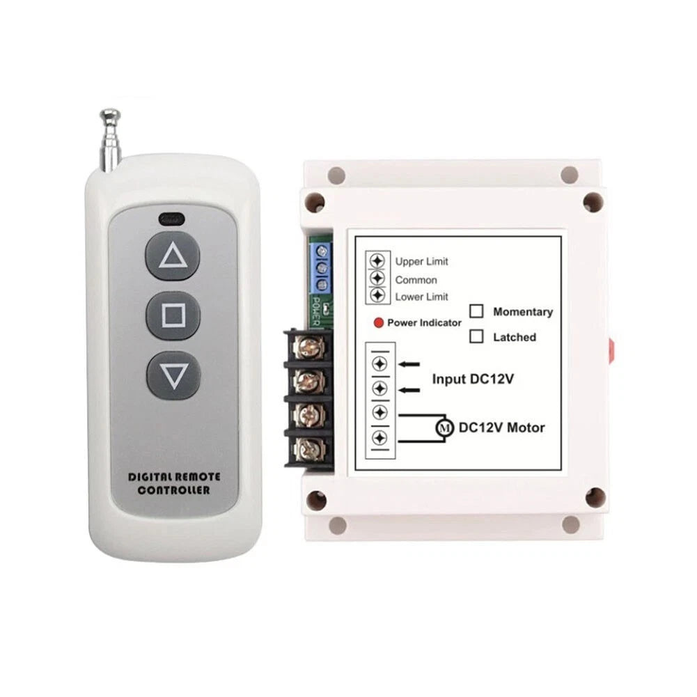 Motor Controller for DC12V 24V (115x95x40mm Receiver, ABS Housing)
