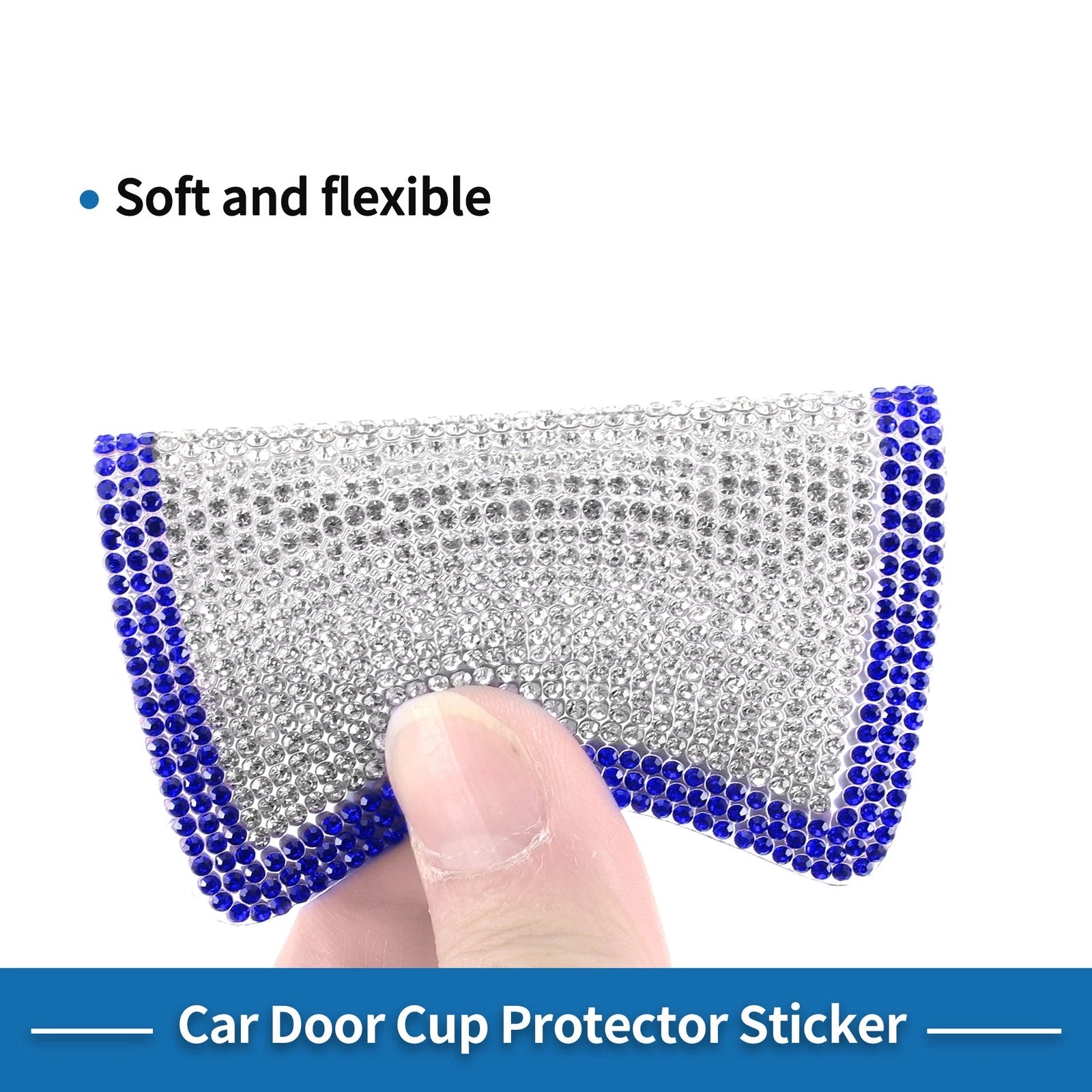 Door Handle Scratch Protector for - White, Blue