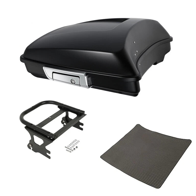 Matte Black Razor Trunk Mount Rack for Harley Touring (1997–2008)