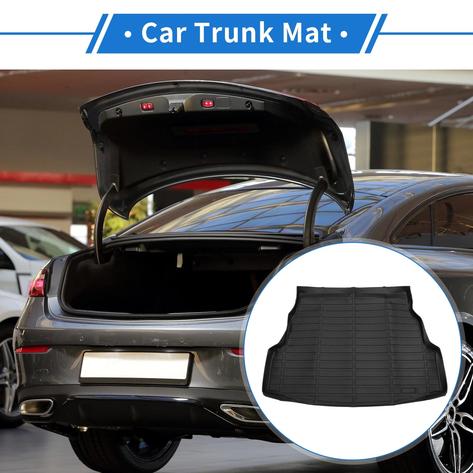 Cargo Liner Rear Trunk Mat TPE Replacement for Toyota RAV4 (2019–2024)